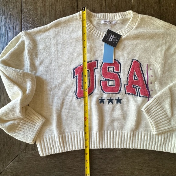 Grayson Threads  White USA Graphic Sweater - Off-White - Picture 10 of 15